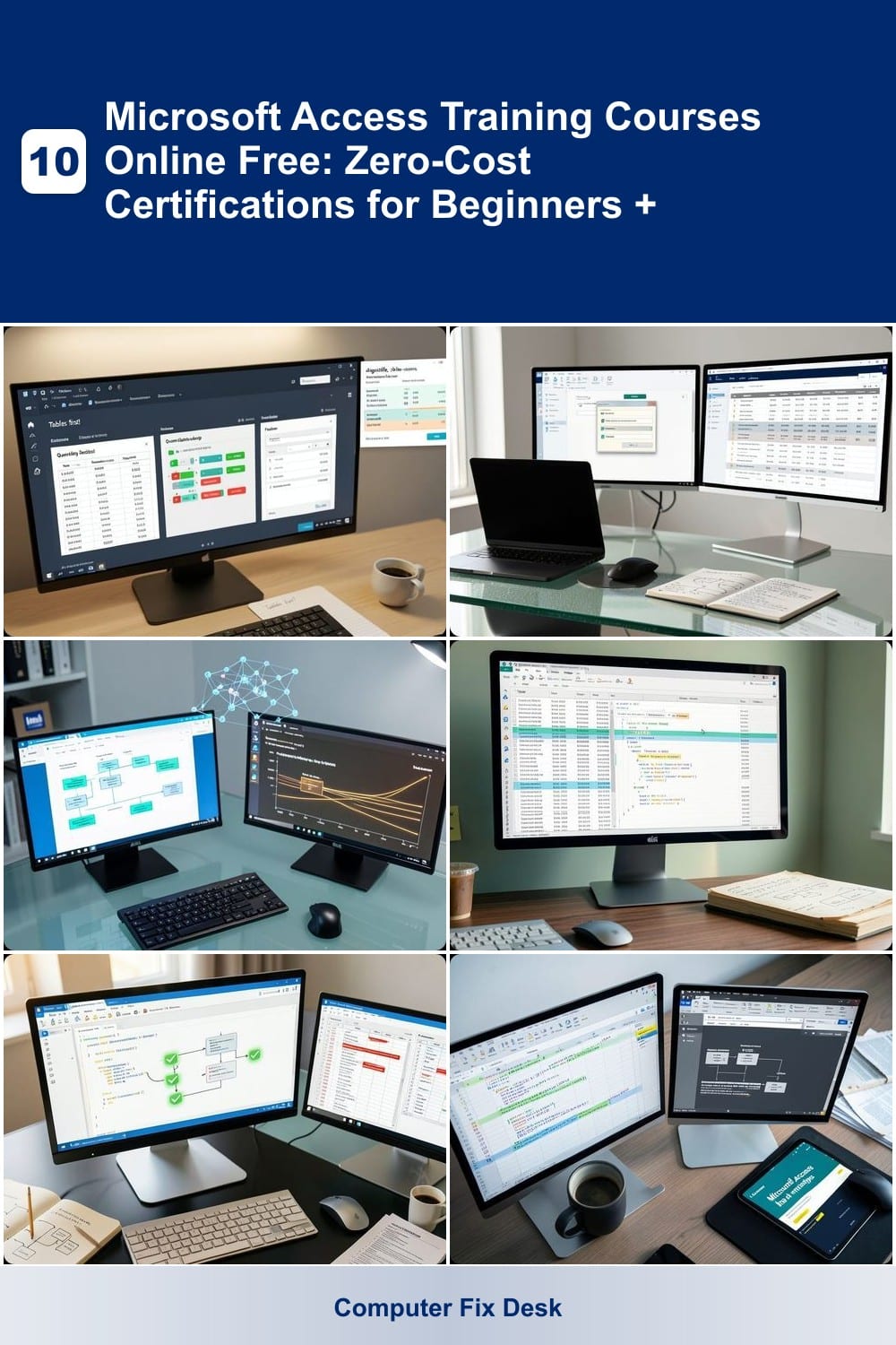 10 Microsoft Access Training Courses Online Free: Zero-Cost Certifications for Beginners & Experts