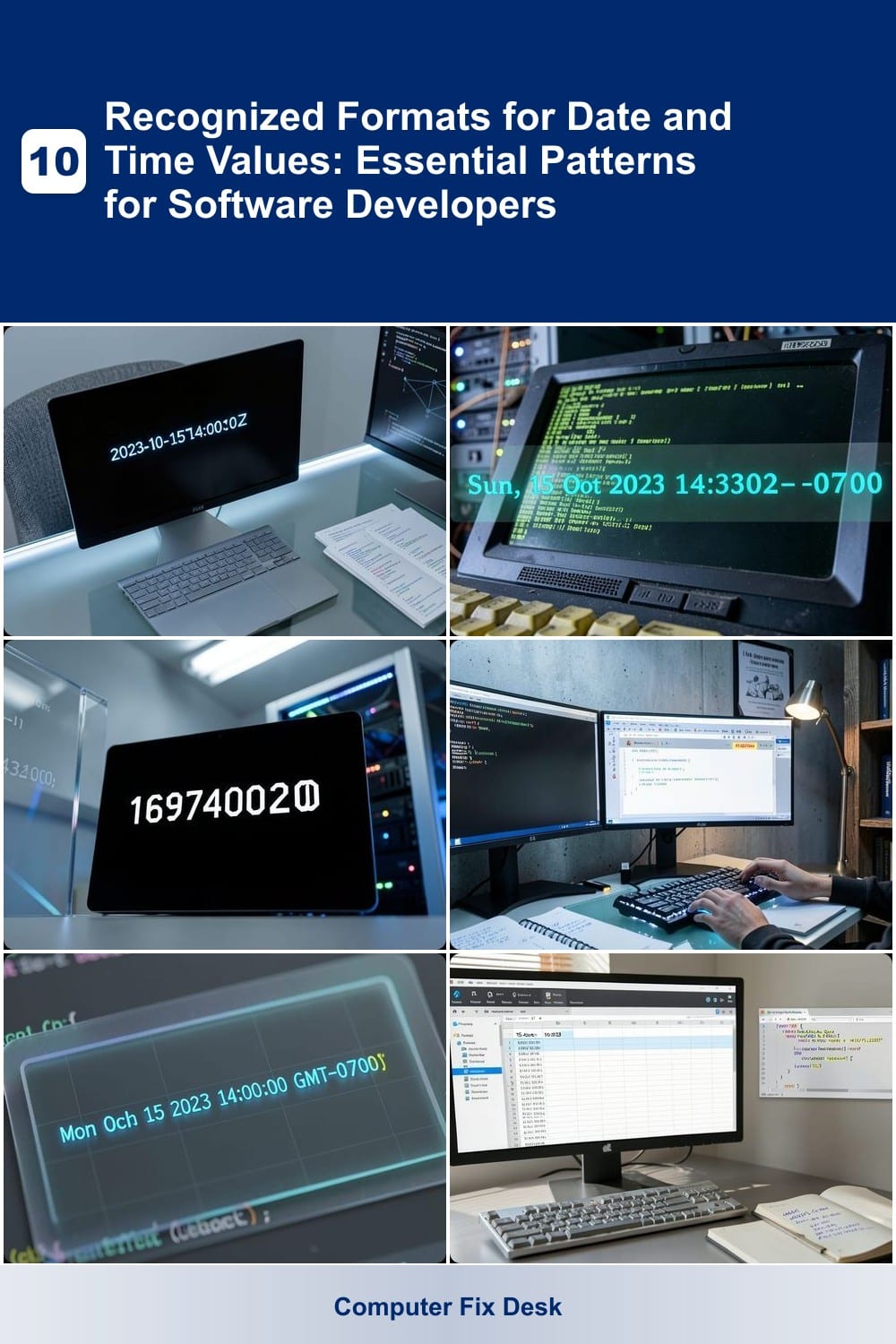 Recognized Formats for Date and Time Values: Essential Patterns for Software Developers