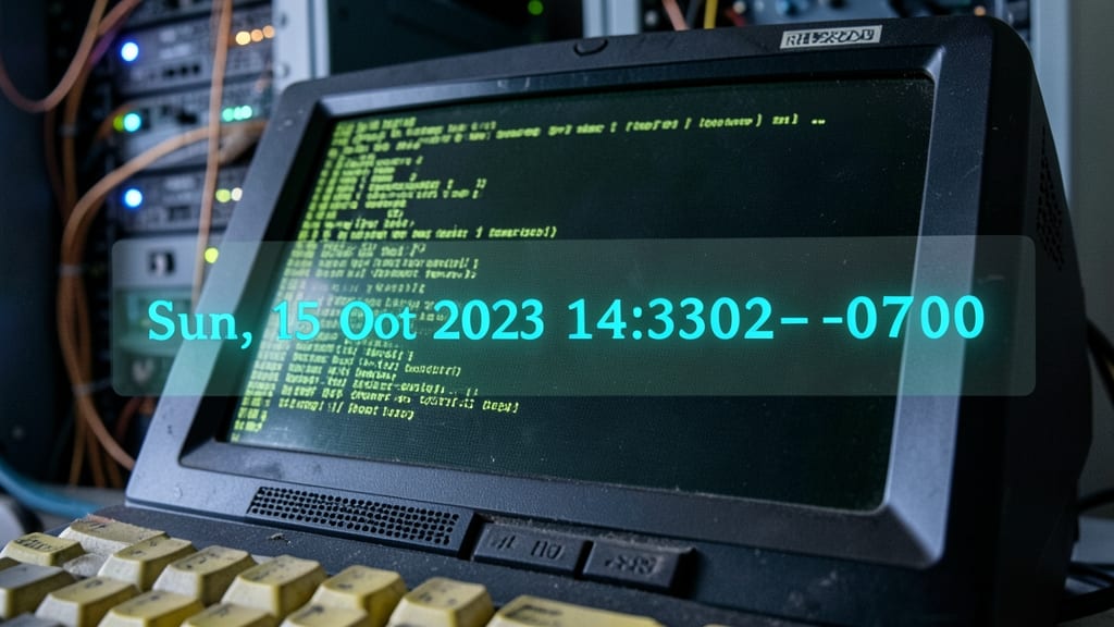 RFC 2822 Email-Compatible Date Format